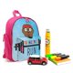 thumbnail image 3 of PhonicsMan Mochila Escolar para Niños y Niñas, Mochila Infantil Ligera de Alta Calidad, Grande y Duradera ROSA, 3 of 6