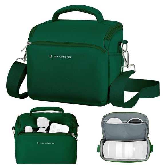 Bolsa para cámara K&F CONCEPT 23x18x13 cm Verde