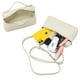 thumbnail image 2 of Bandolera Rejolly para mujer, pequeña, piel, color crema, 2 of 3