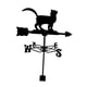 thumbnail image 2 of Instrumento De Medición De La Dirección Del Viento De La Veleta De Hierro Forjado Para El Gato Del Césped Del Jardín, 2 of 3
