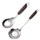 thumbnail image 1 of Utensilios de cocina Pala de cocina de acero inoxidable Aislamiento Sarga Cuchara de sopa Colocación de cuchara de arroz, 1 of 5