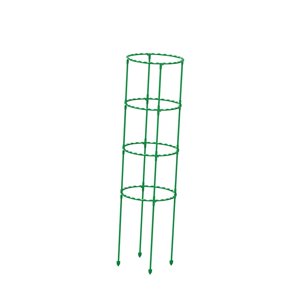Ioensy - Jaula De Cultivo De Tomate, Estacas De Soporte Para Plantas De Jardín Para Plantas En Macetas, Macetas De Vid, Cuatro Capas, 70Cm