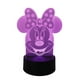 thumbnail image 1 of Lampara Ilusion 3D Minnie Cabeza de 7 colores, Base touch, 1 of 6
