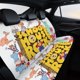 thumbnail image 4 of Schoolhouse Rock-theme Car Rear Seat Covers Back Elastic Flexible Car Seat Covers Decorative Fits Most Cars 120x59x76cm, 4 of 6