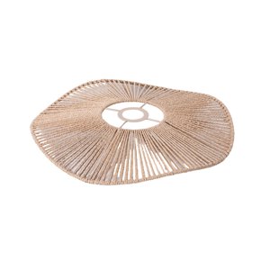 Ioensy - Cubierta De Lámpara De Cuerda De Papel Tejido Para Restaurante, Sala De Estar, Casa, Color Amarillo