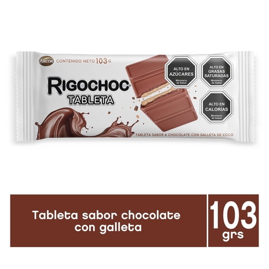Tableta Rigochoc 103gr 103 g Arcor