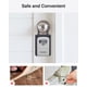 thumbnail image 3 of Lock Box Puroma Large, código de combinación reajustable, gris, paquete de 4, 3 of 8