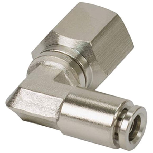 Se adapta a VIAIR 1/4 NPT (F) a 3/8 Airline, codo giratorio de 90° (2 unidades)