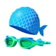 thumbnail image 4 of Gafas De Natación De Sirena Con Gorro Ajustable Para Niños Y Niñas, Color Verde, 4 of 5