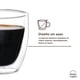 thumbnail image 3 of Set 4 Vasos Espresso Vidrio Doble Pared 80 ml Home Logics 1 un, 3 of 5