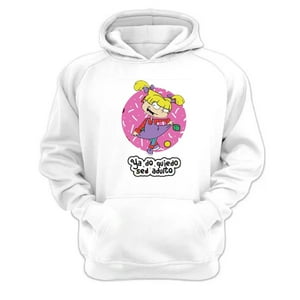 Genérico - Polerón Canguro Angélica Dibujos Animados Blanco Talla S Unisex