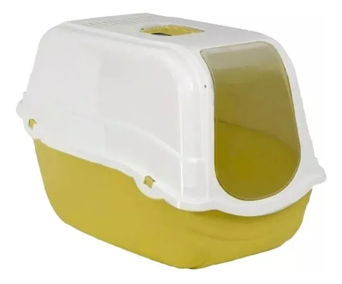 Genérico - Baño Cupula Gato Arenero Cerrado Bandeja Sanitaria Carbon