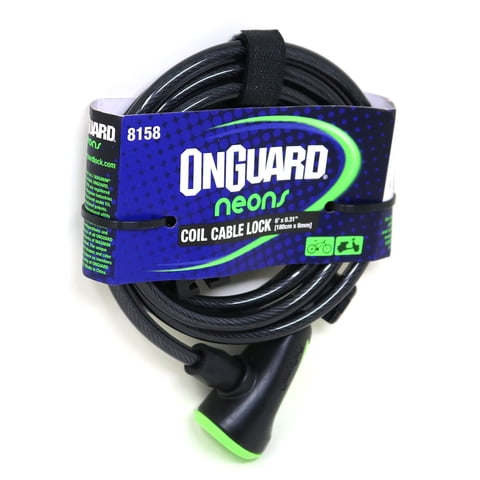 On Guard - Candado Espiral Ns 180X8Mm Verde