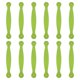 thumbnail image 1 of Uxcell 12 Pcs Manija de Cuero, 8.5in Tiradores de Cajón de Cuero Correas de Cuero Tiradores de Gabinete a Granel con 2 Agujeros para Bolsas Bolsos Funda de Teléfono Puerta, Verde, 1 of 6
