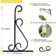 thumbnail image 3 of 2 paquete de 12 pulgadas Hangers de plantas Soporte al aire libre, montaje de pared interior Metal pesado resistente al oxido Ganchos de la planta de alimentación de aves para plantadores co, 3 of 3