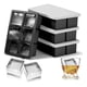 thumbnail image 1 of Pack X4 Cubetas De Hielo Cubetera Hielo Cubetas C/tapa 6cav Rosa, 1 of 10