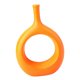 thumbnail image 1 of Florero De Donut Hogar Dormitorio Florero De Mesa Con Agujero Oficina Decorativo Naranja, 1 of 5