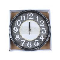 Disparo - Reloj De Pared Circular 30Cm Gris Decoracion Hogar