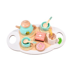 Bothyi - Juego De Té De Madera Princesa Tea Party Time Para Niños Niñas Niños Regalo De Cumpleaños