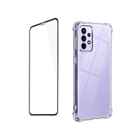 Genérico - Kit Carcasa Para Samsung A72 Antigolpes + Lámina De Cerámica
