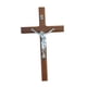 thumbnail image 5 of Crucifijo De Pared Cruz Regalo Cruz De Madera Decoración De Pared Para Entrada Navidad Pascua Marrón, 5 of 5