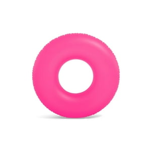 Flotador Anillo Inflable Intex Neón 91 Cm Fucsia