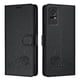 thumbnail image 1 of Funda tipo cartera FOXDOCK para TCL 405/406/408 con soporte, ranuras, RFID, diseño de gato, 1 of 5