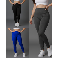 Flix - Pack De 3 Calza Torero Mujer Algodón Confección Nacional