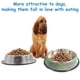 thumbnail image 5 of Cuencos para perros, cuencos de acero inoxidable hechos a mano con diamantes de imitación para mascotas, comedero doble para comida y agua para cachorros, gatos y perros., 5 of 5