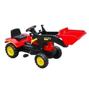 Retroexcavadora Rojo Kidscool