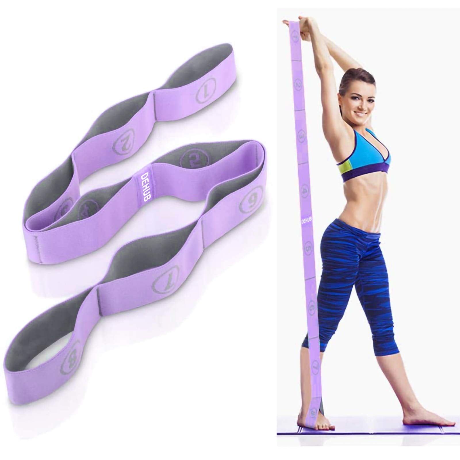 Estiramientos Elásticos De Yoga Con Correa Elástica Dehub Para Terapia