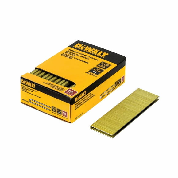 Cable Staple DEWALT DNS18150-2, corona estrecha, 1,5 cm, pata, 18 GA