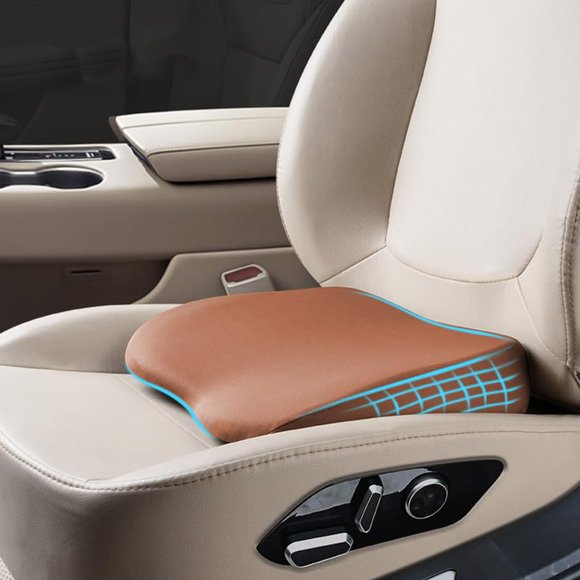 Cojín para Asiento de Coche Sothuba 41x32x9 cm Espuma de Memoria