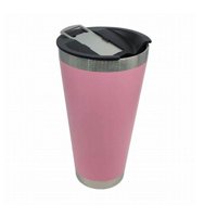 Termico - Vaso Térmico Acero Bebidas Frías / Calientes Con Destapador Color Rosa.