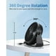 thumbnail image 3 of Ventilador de escritorio USB TriPole de 11,4 cm, mini, portátil, 3 velocidades, paquete de 2, negro, 3 of 3