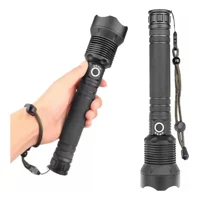 Max - Potente Linterna Led P90 Grande Usb Aleación De Aluminio