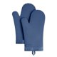 thumbnail image 1 of Juego de guantes de cocina KitchenAid de silicona suave acanalada, color sauce azul, 1 of 6