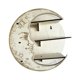 thumbnail image 1 of Placa De Pared Con Estantes Flotantes, Adorno De Madera Para Sala De Estar, Cocina, Estilo Rústico, Color Blanco, 1 of 5