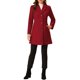 thumbnail image 2 of INSPIRE CHIC Abrigos de Mujer con Botonadura Simple Abrigo Largo de Invierno Gabardina S Burdeos, 2 of 6