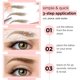 thumbnail image 5 of Tatuajes temporales para cejas Brows by Bossy impermeables - Pack de 5 (marrón), 5 of 8