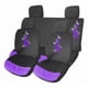 thumbnail image 1 of Funda Cubre Asiento Mariposa Flores 8 Piezas Auto Universal, 1 of 3