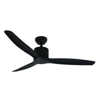 Primaterm - Ventilador De Techo Aviador Negro Ajustable 52”