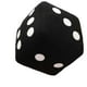thumbnail image 4 of Dados de peluche grandes, dados de puntos, habilidades matemáticas tempranas, dados de juego de 10 pulgadas, juguetes de aprendizaje temprano, aprendizaje STEM para niños y niñas, Negro, 4 of 5