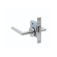 Stark Design - Cerradura De Embutir Función Simple Paso. Manillas Modelo: Tutu. (Acero Inoxidable 304). Sku: Sde240-Ai.Kit.Tutu