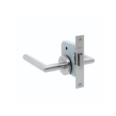 Stark Design - Cerradura De Embutir Función Simple Paso. Manillas Modelo: Tutu. (Acero Inoxidable 304). Sku: Sde240-Ai.Kit.Tutu