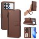 thumbnail image 1 of Funda con Billetera para [Xiaomi Poco F6 Pro] con Bolsillo Zipper y Tarjetero Marrón, 1 of 6