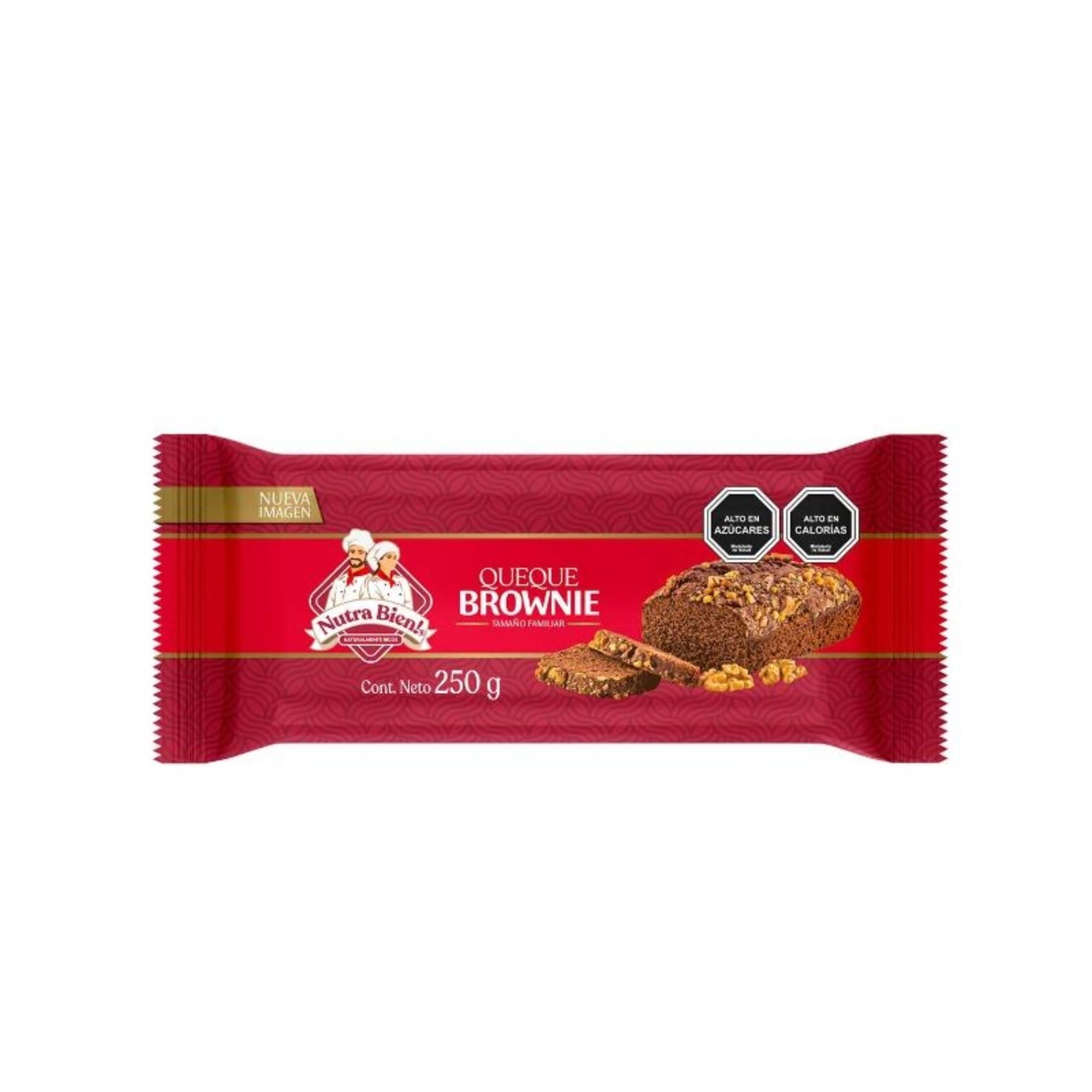 Queque Brownie 250 g Nutra Bien