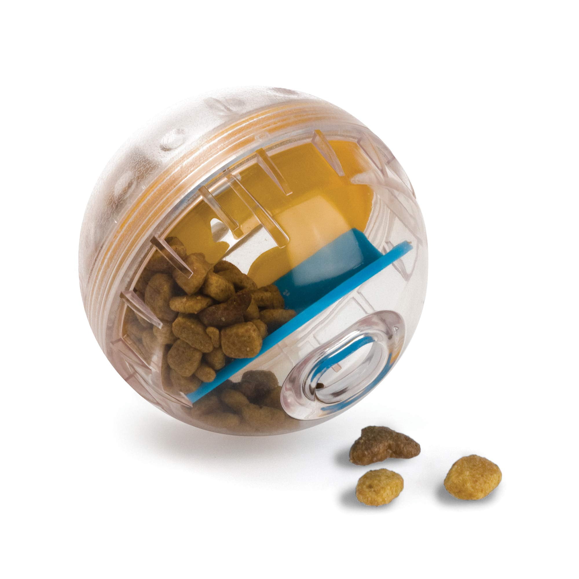Pelota Dispensadora De Premios Pet Zone Iq Puzzle De 7,5 Cm, Comedero Lento