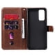 thumbnail image 2 of Funda con Cremallera para Samsung Galaxy S20 FE 4G/5G, Carcasa Cartera de Cuero PU con Soporte y Tarjetero, 2 of 5