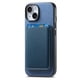 thumbnail image 3 of Funda de Cuero Magnética con Tarjetero para iPhone 14 Plus Cubierta Delgada Azul, 3 of 5